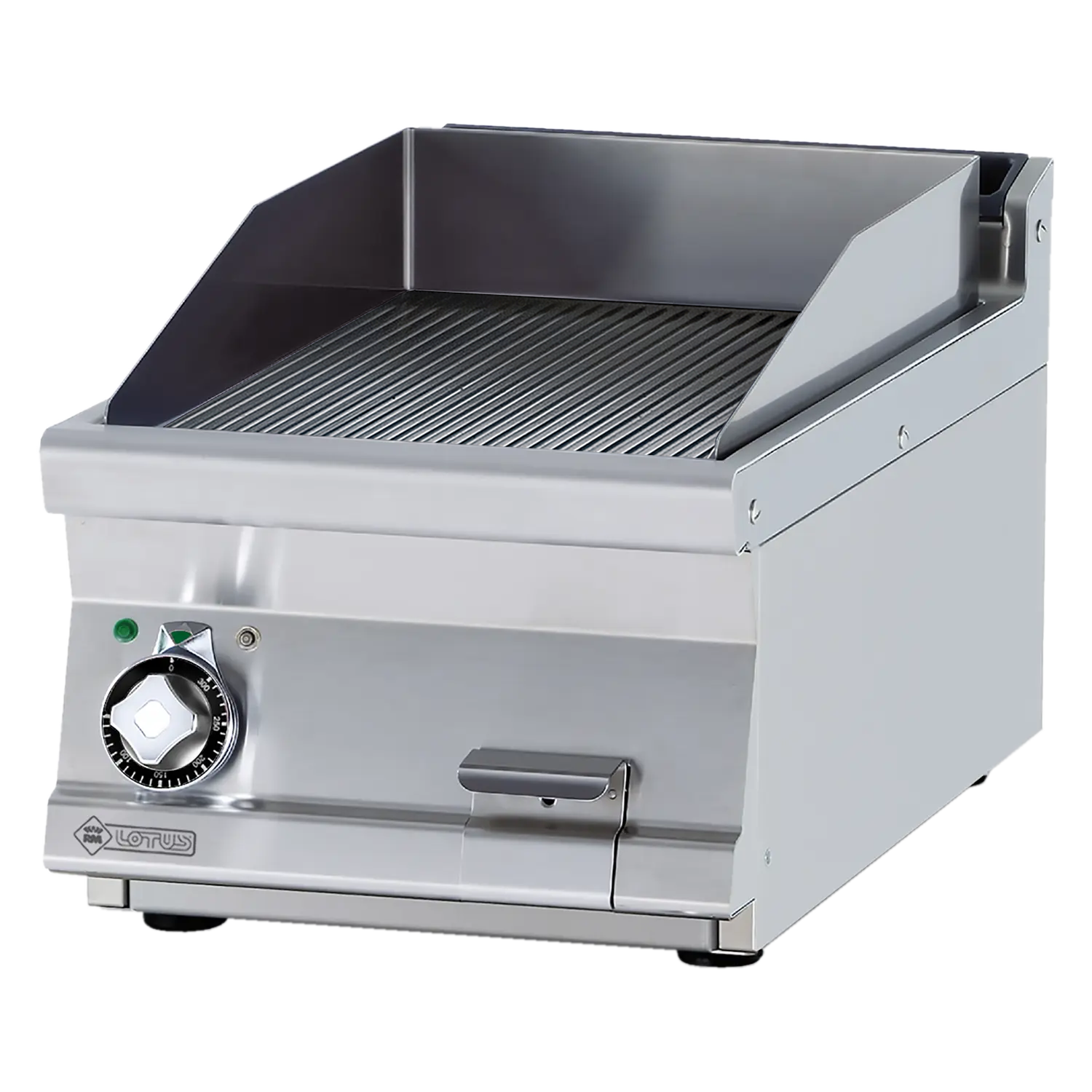 Grilovací deska 39x52 elektrická rýhovaná bez podestavby 400 V | RM - FTRT-74ET