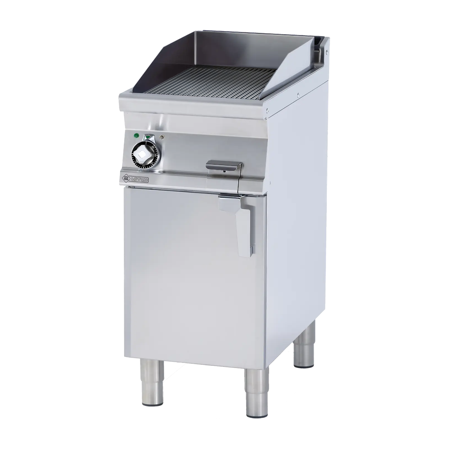 Grilovací deska 39x52 elektrická rýhovaná s podestavbou 400 V | RM - FTR-74ET