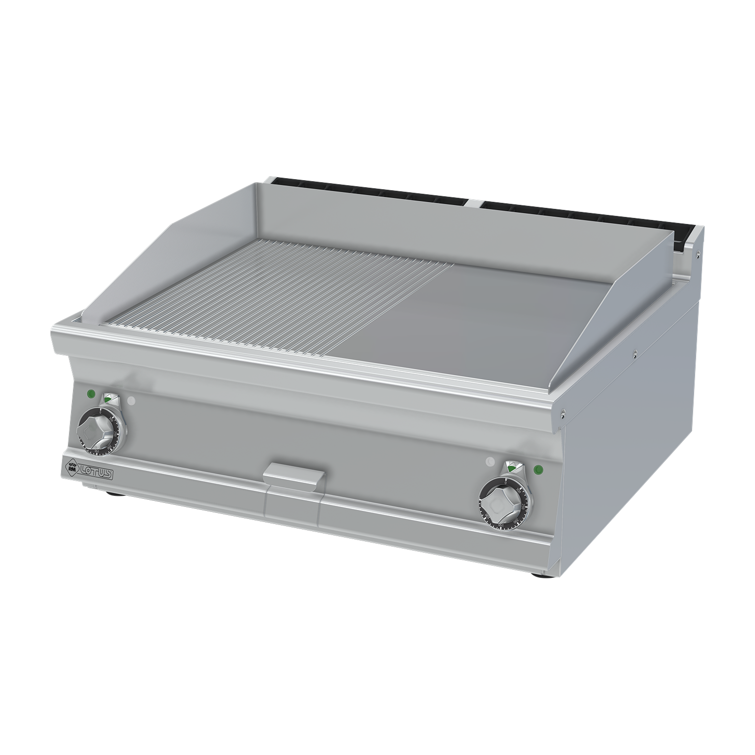 Grilovací deska 79x52 elektrická kombinovaná bez podestavby 400 V | RM - FTLRT-78ET