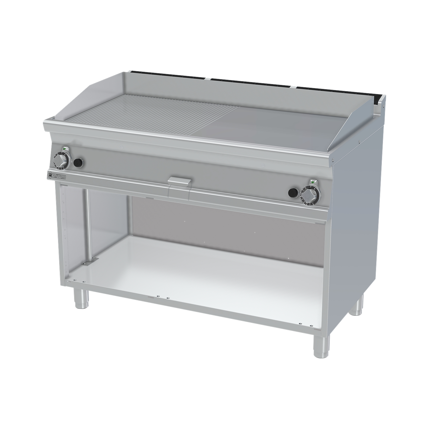 Grilovací deska 116x51 plynová kombinovaná s podestavbou | RM - FTLR-712G