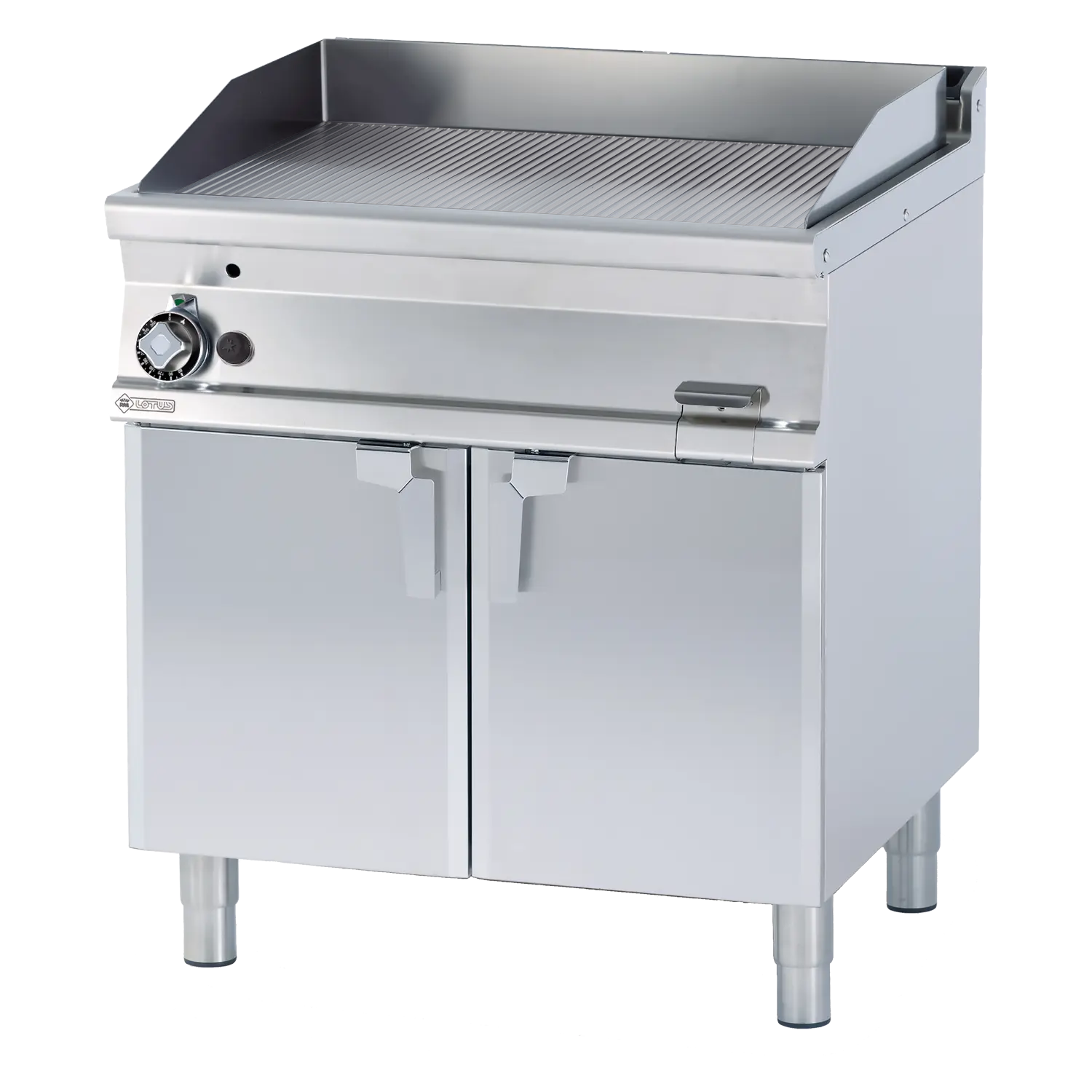 Grilovací deska 56x51 plynová rýhovaná s podestavbou | RM - FTR-76G