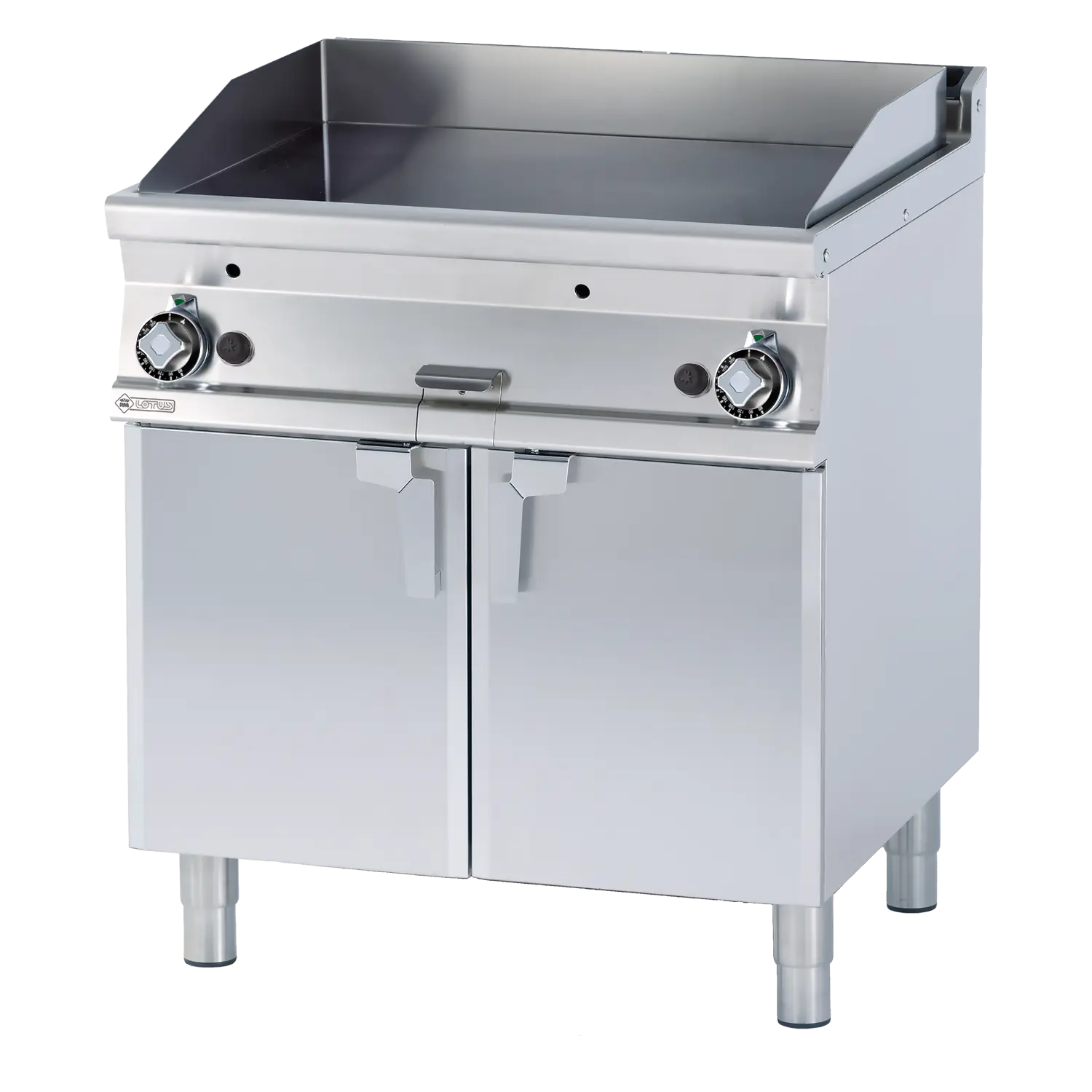 Grilovací deska 76x51 plynová hladká s podestavbou | RM - FTL-78G