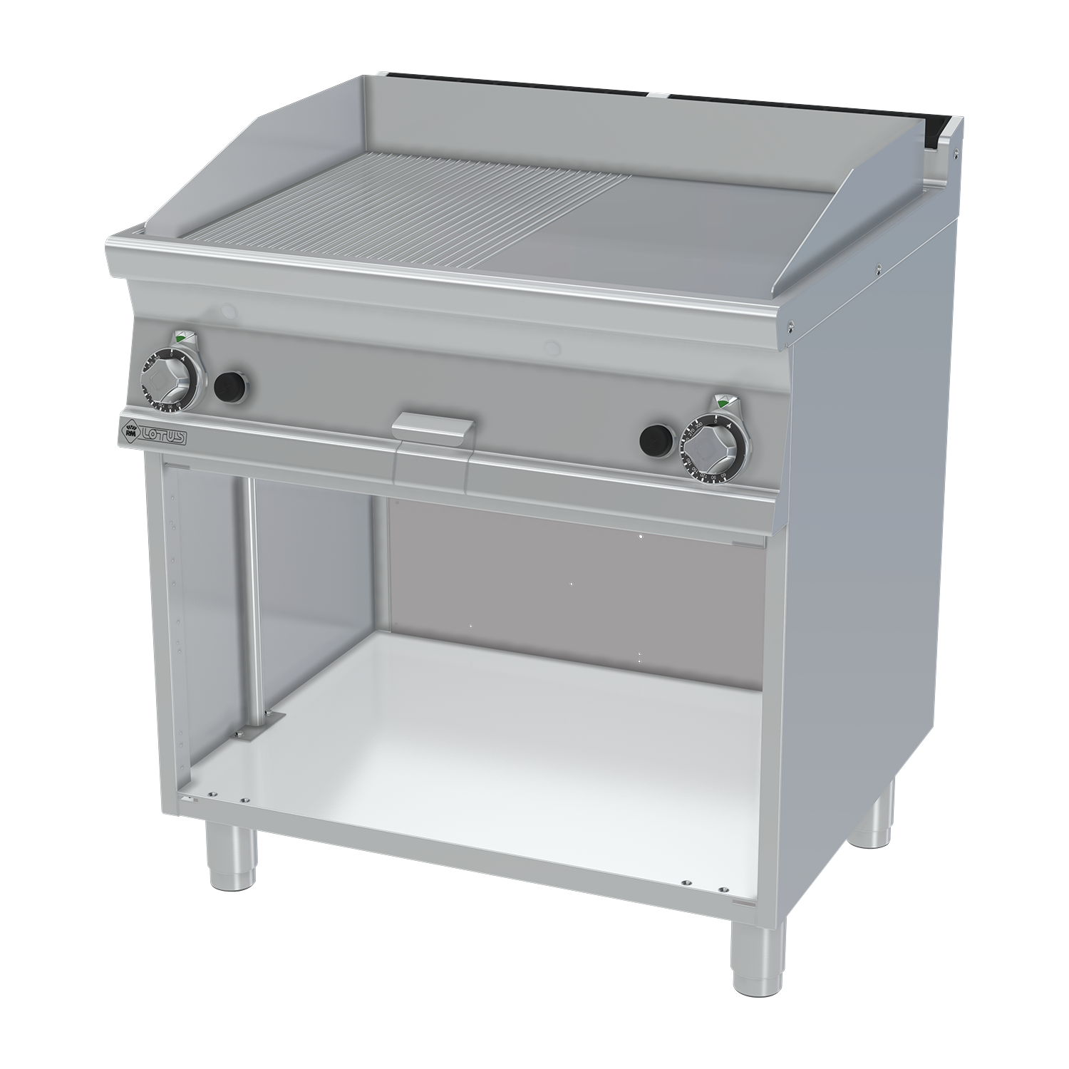 Grilovací deska 76x51 plynová kombinovaná s podestavbou | RM - FTLR-78G