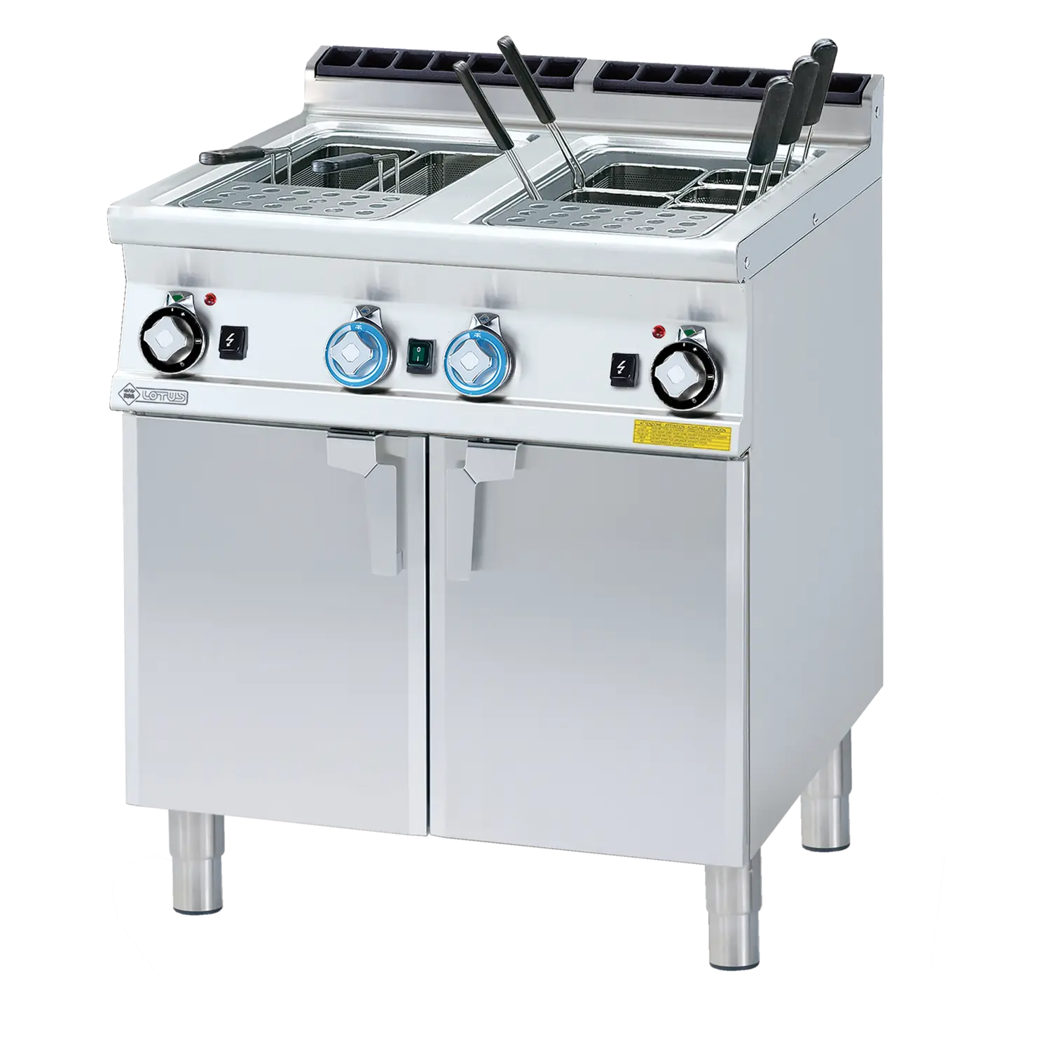 Vařič těstovin plynový 25 + 25 l s podestavbou | RM - CP-78G