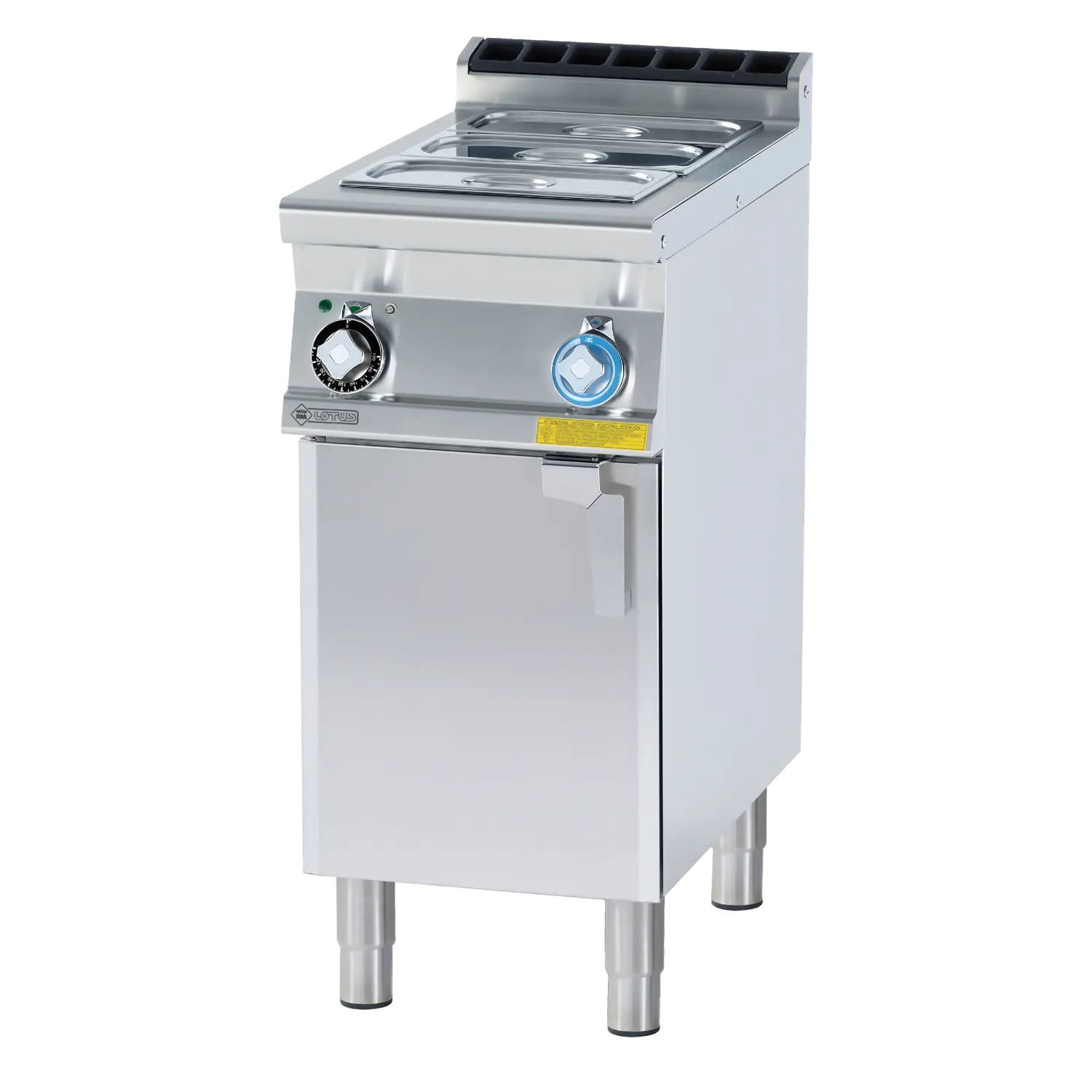 Vodní lázeň elektrická GN 1/1 - 150 s podestavbou | RM - BM-74EM