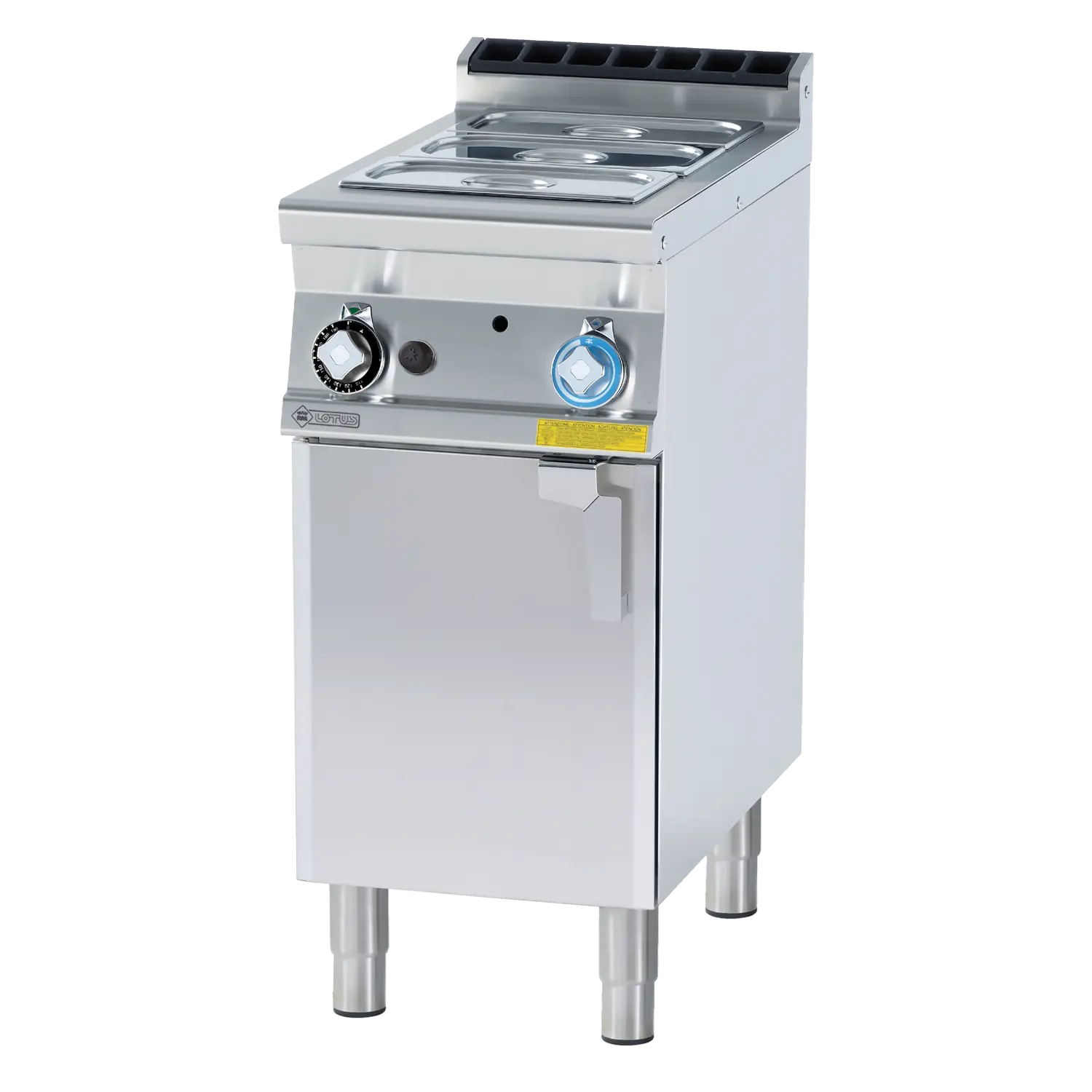 Vodní lázeň plynová GN 1/1 - 150 s podestavbou | RM - BM-74G