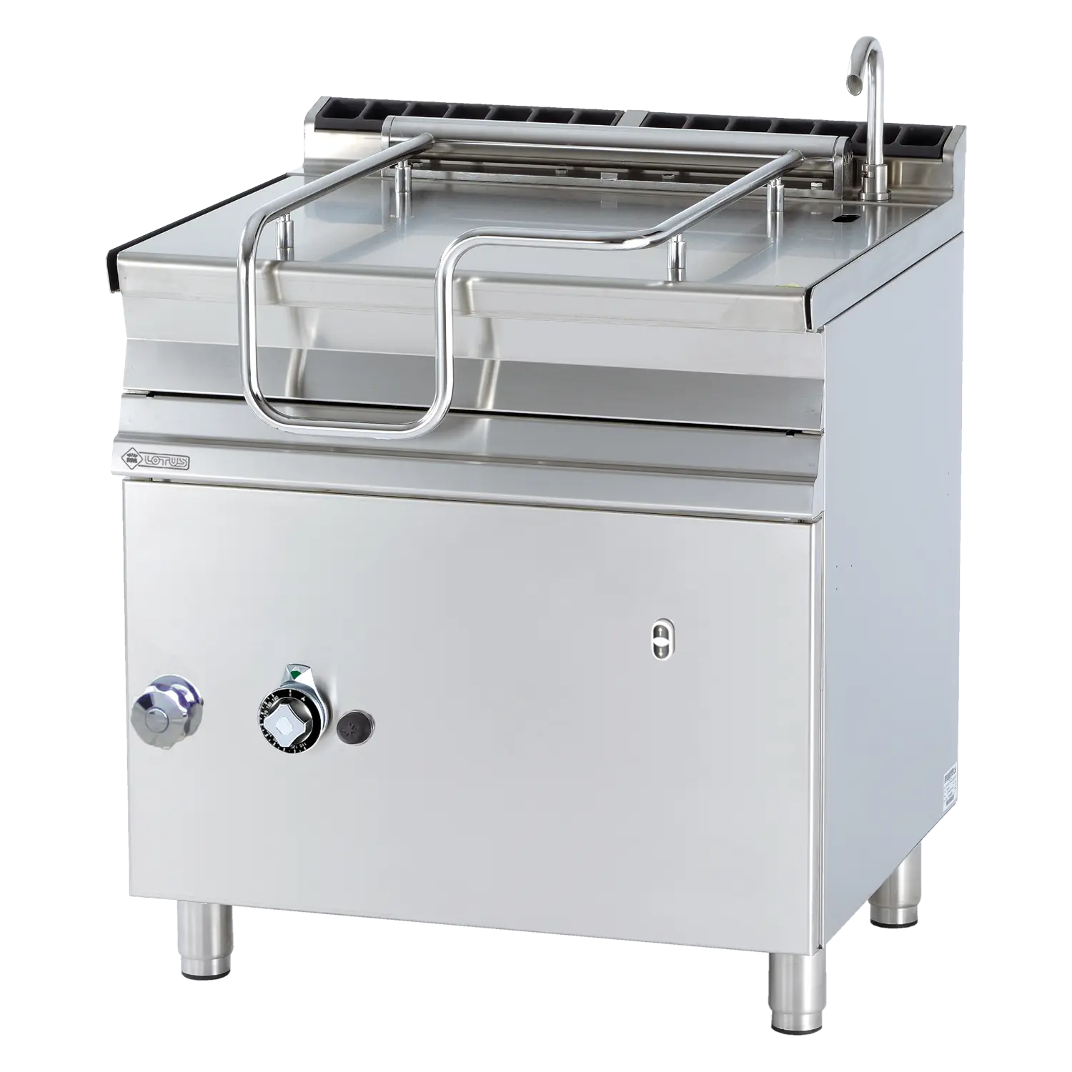 Pánev sklopná automatická plynová 50 l ocelové dno | RM - BRM50-78G