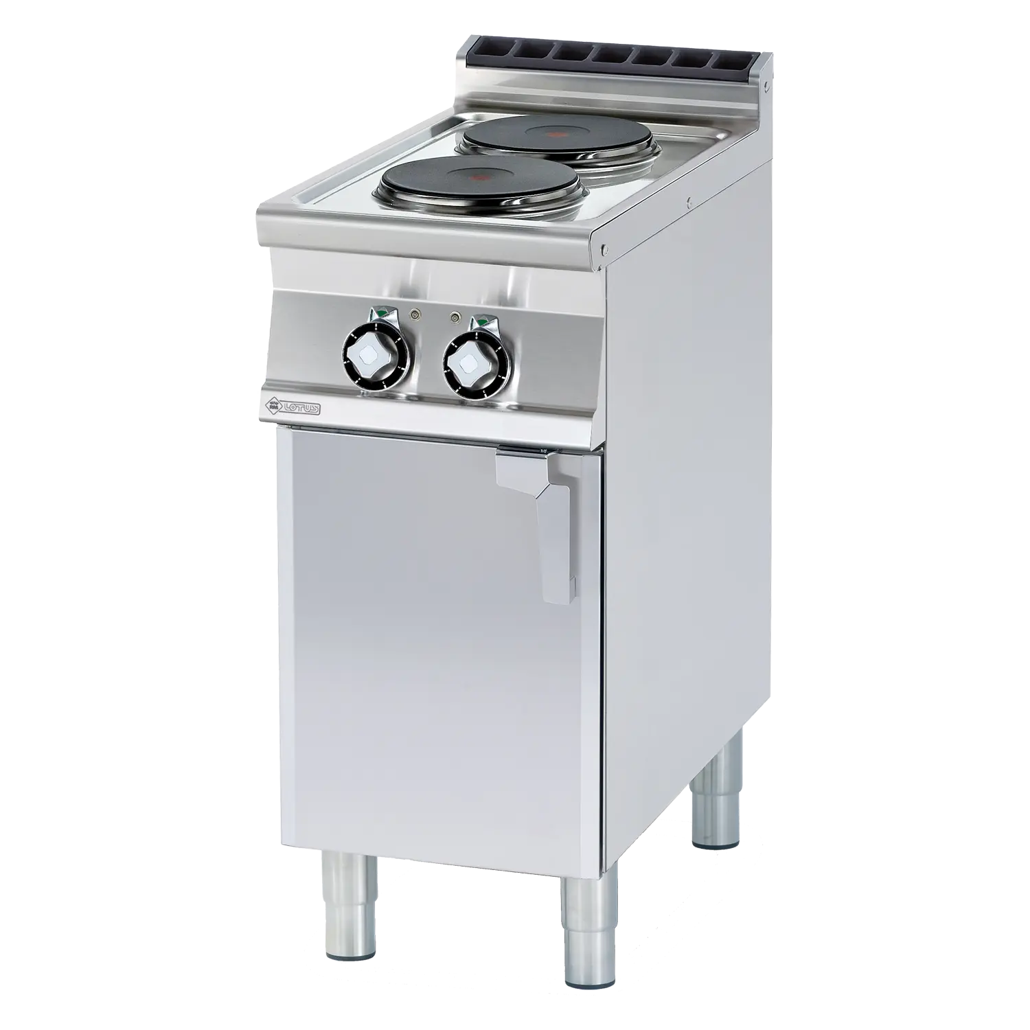 Sporák elektrický 2x plotýnka s podestavbou 400 V | RM - PC-94ET