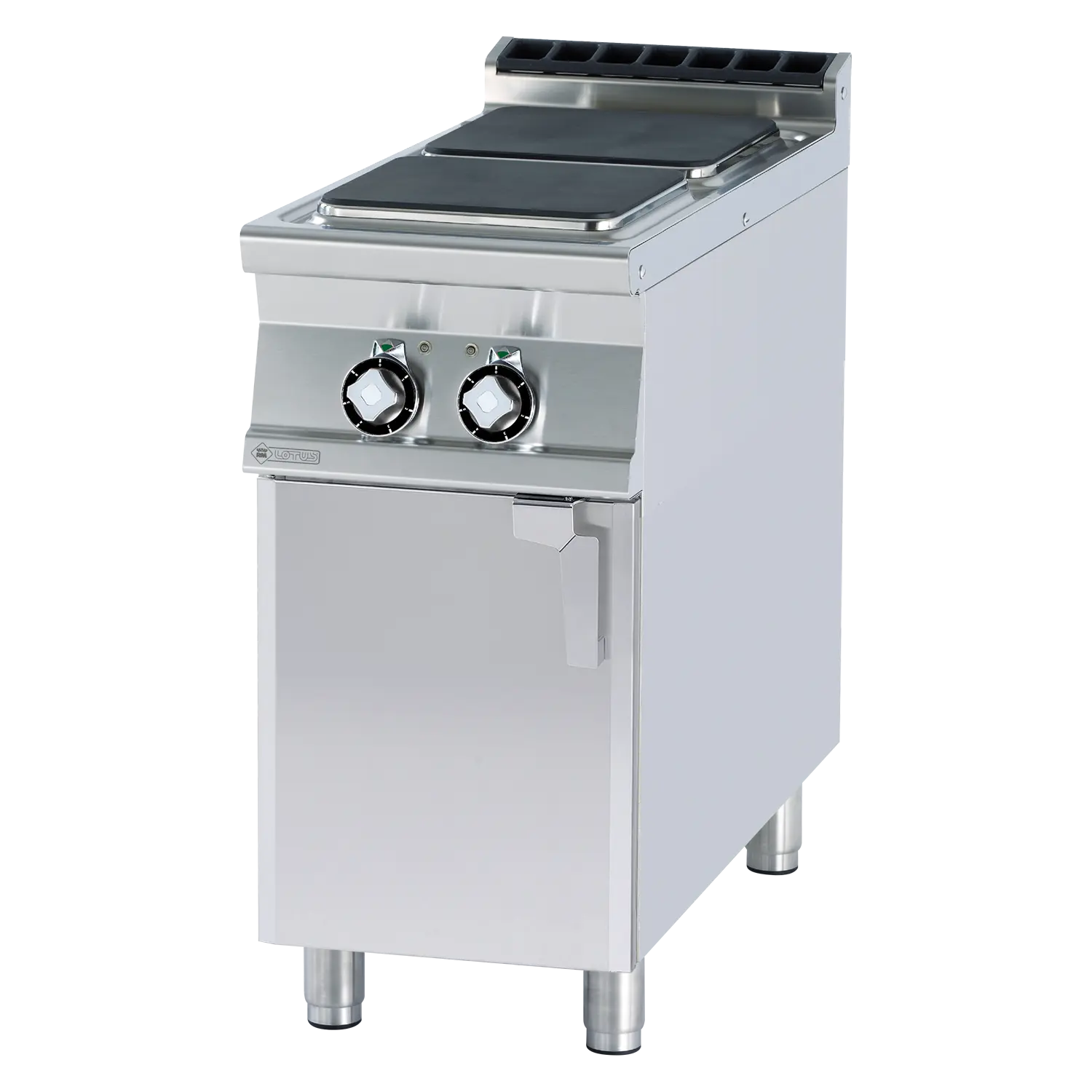 Sporák elektrický 2x plotýnka s podestavbou 400 V | RM - PCQ-94ET