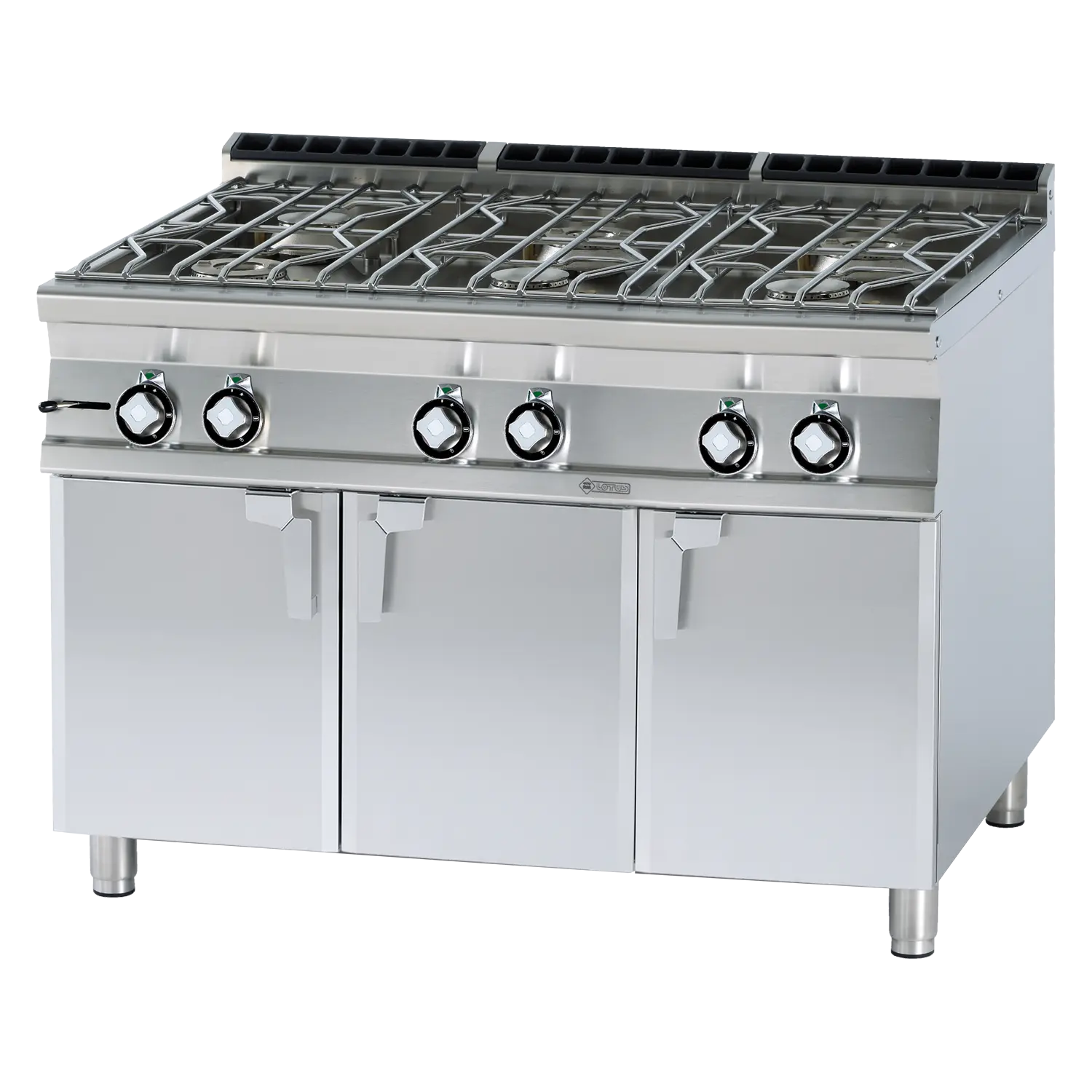 Sporák vodní plynový 6x hořák s podestavbou | RM - PCA-912G