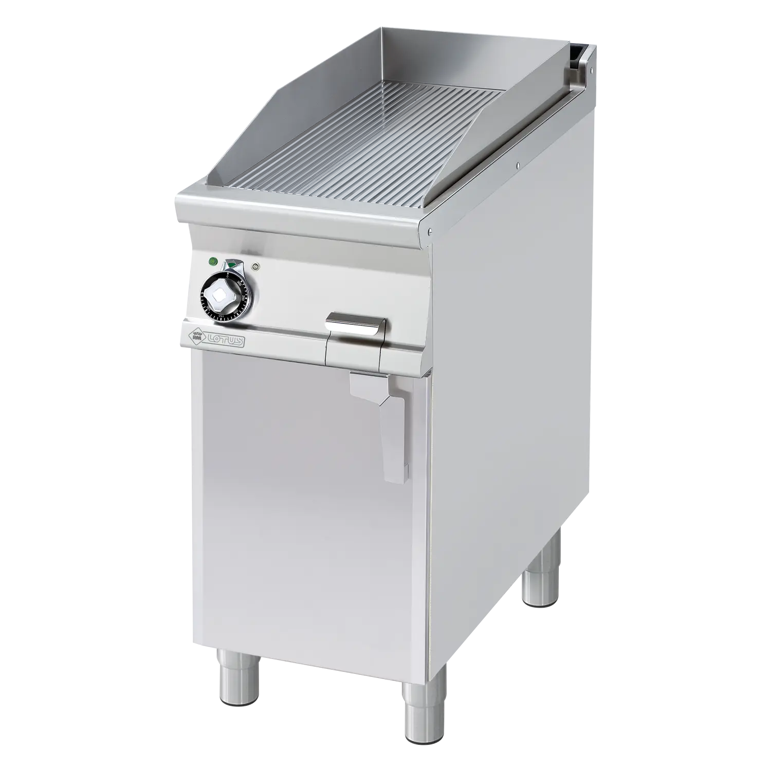 Grilovací deska 36x68 elektrická rýhovaná s podestavbou 400 V | RM - FTR-94ET