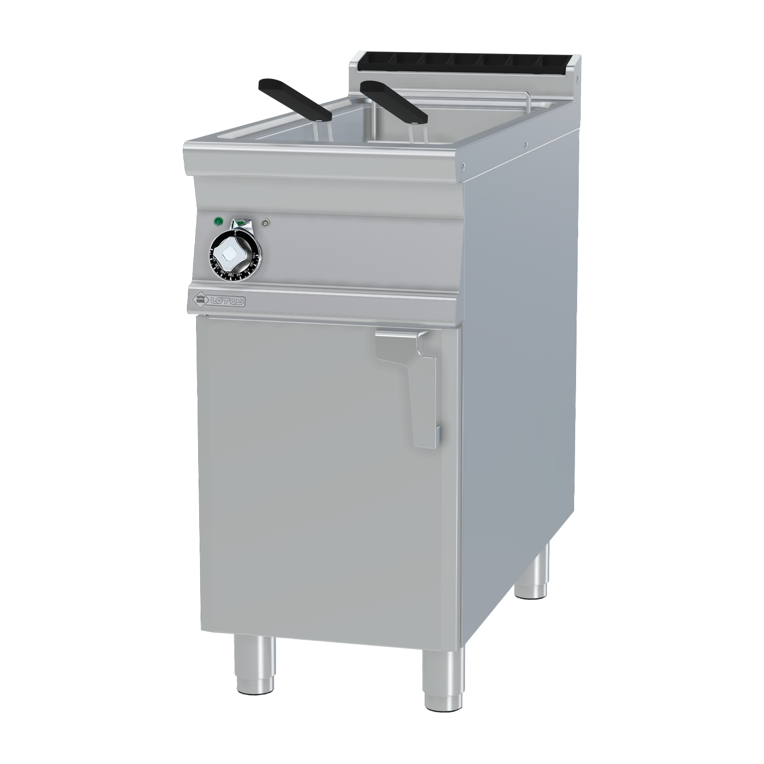 Fritéza plynová 0,8 kW/l, 25 l s podestavbou | RM - F25-94G