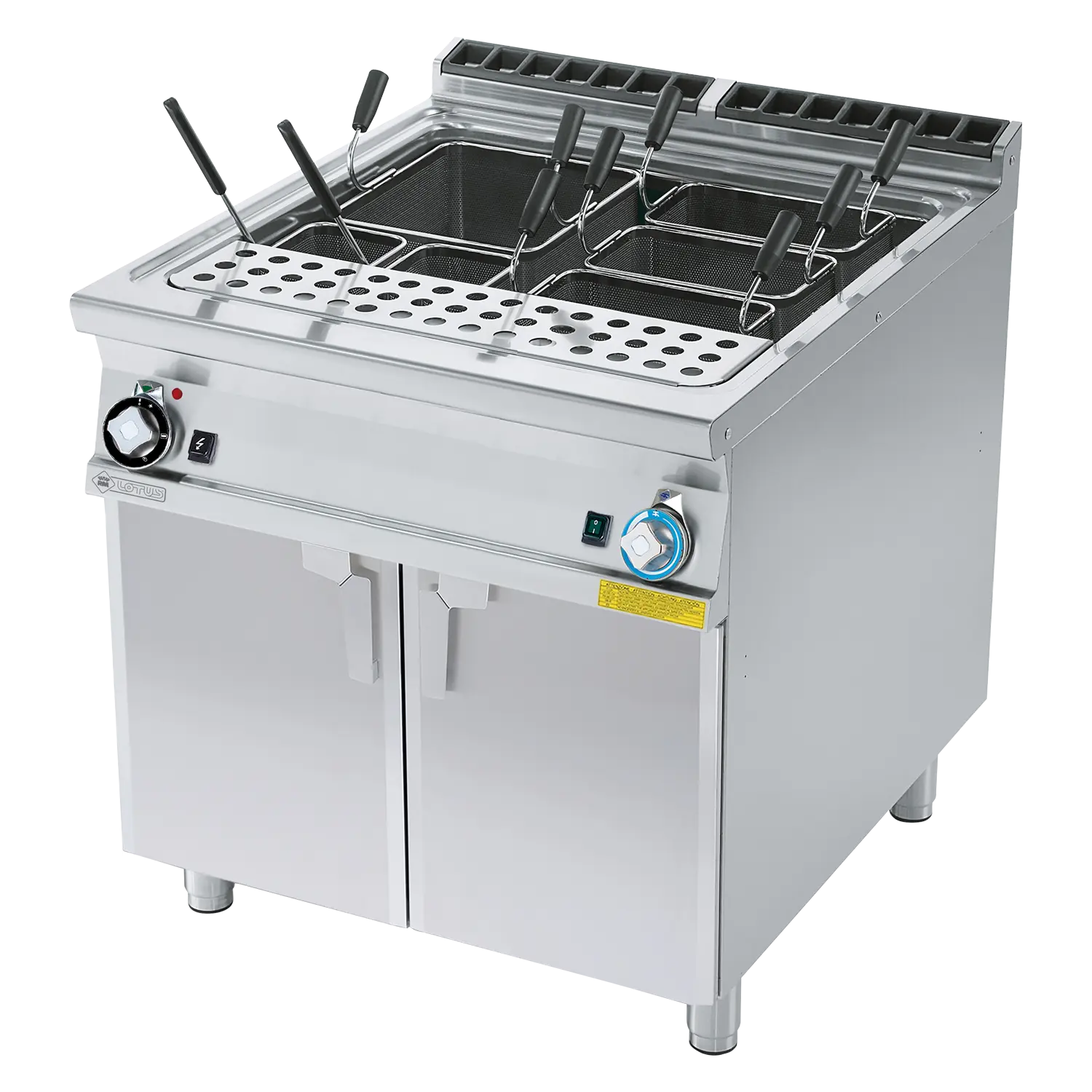 Vařič těstovin plynový 40 + 40 l s podestavbou | RM - CPB-98G