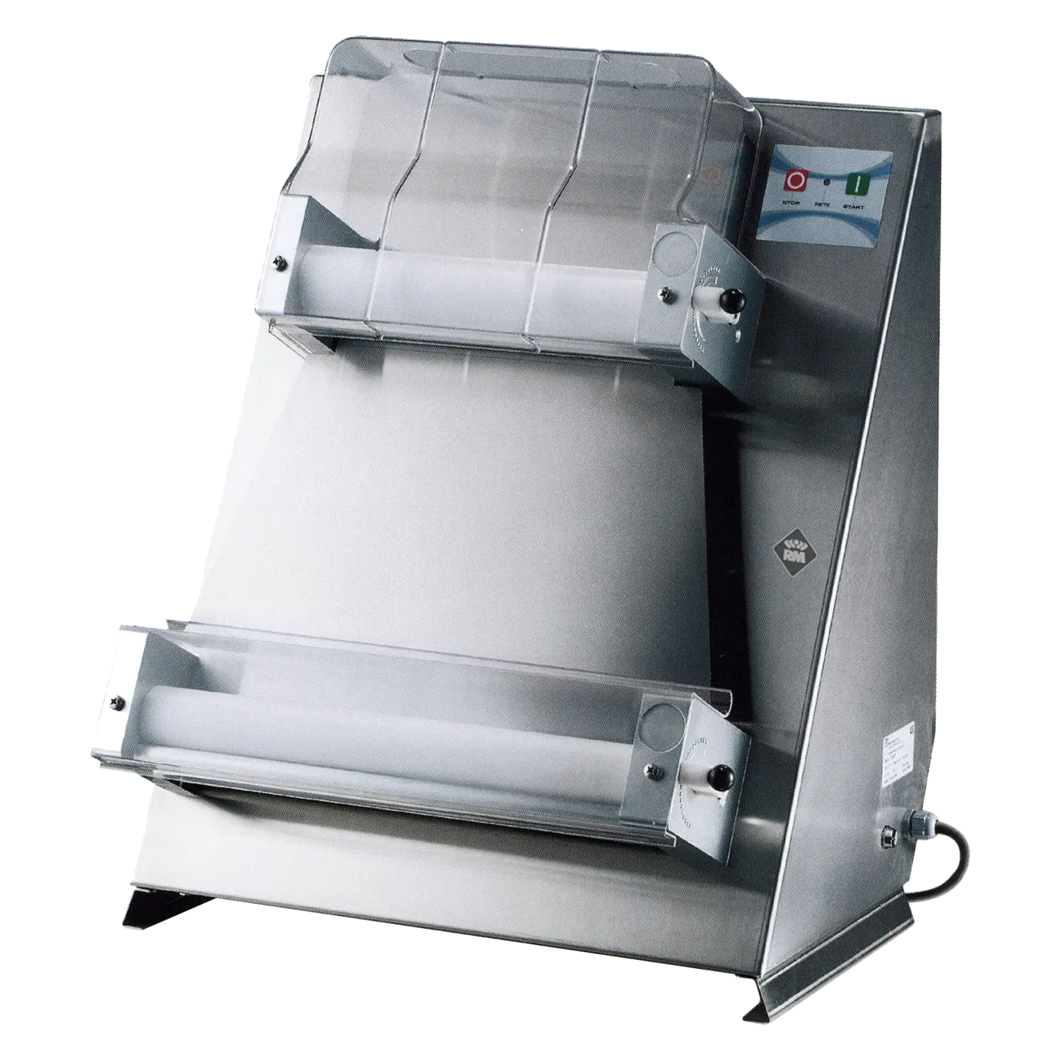 Vyvalovačka těsta rovnoběžné válce nad sebou průměr pizzy 14-40 | RM - DL 40 P