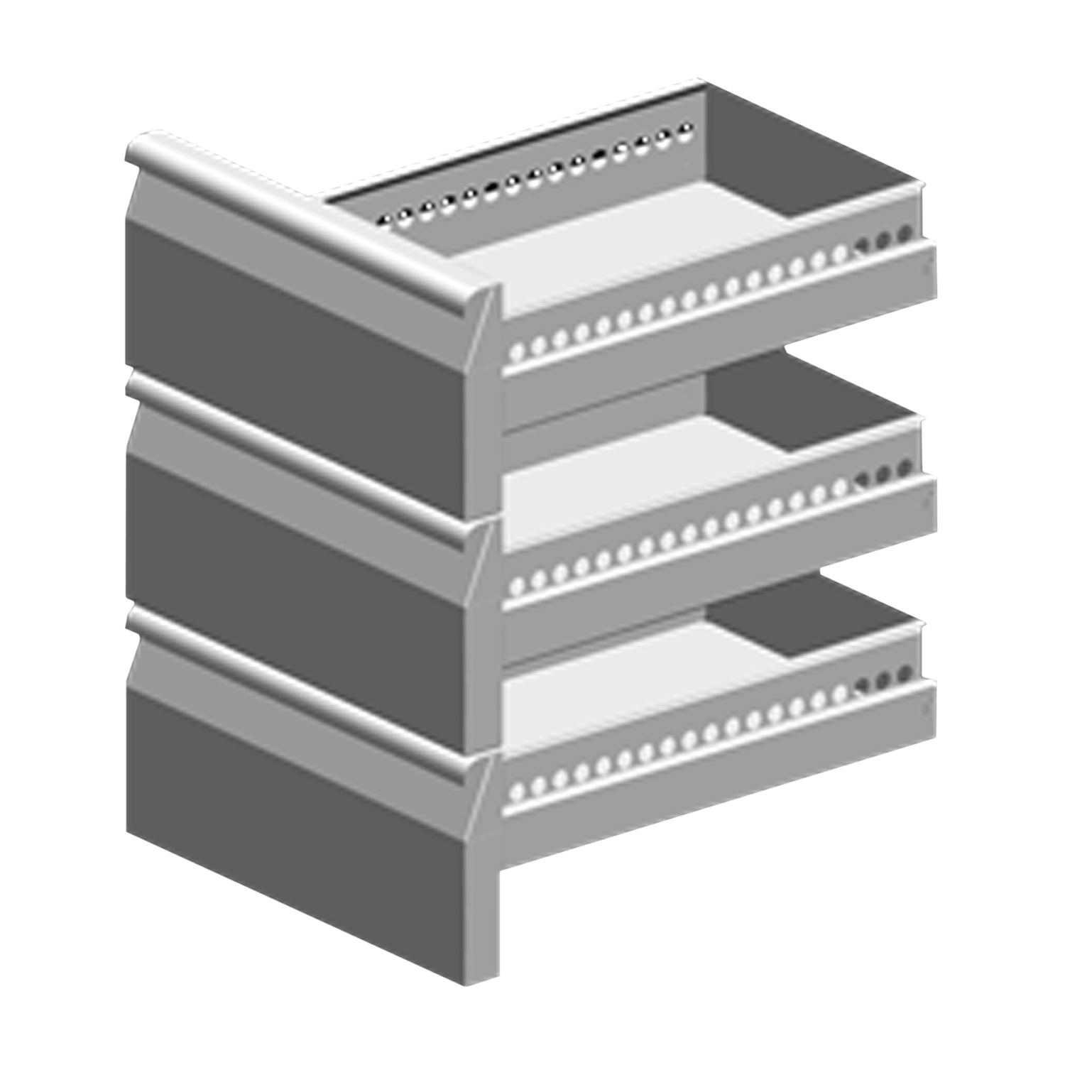 Zásuvky 1/3 (3ks) pro SCH | RM - ZS 3Z