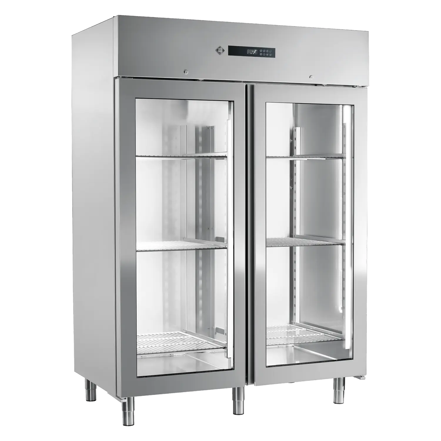 Skříň mrazicí 1400 l prosklená GN 2/1, nerez | RM - ENF 1400 G