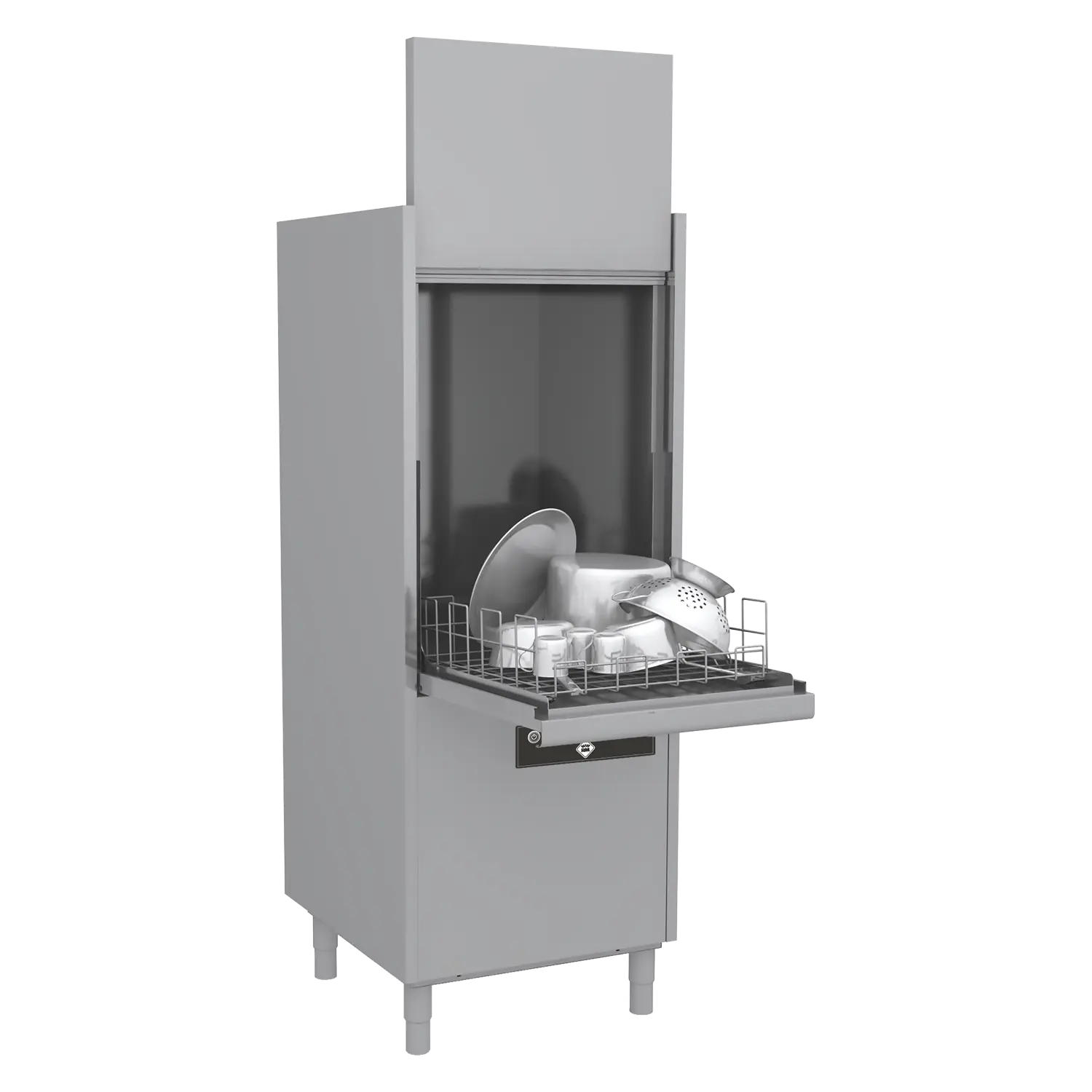 Myčka na černé nádobí dvouplášťová na černé nádobí 55x61 - 400 V | RM - S 157 ABT