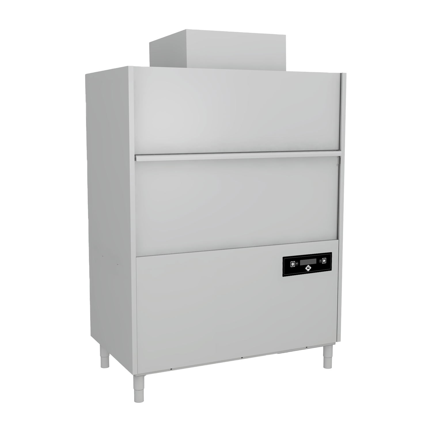 Myčka na černé nádobí dvouplášťová s odpadovým čerpadlem a rekuperací 132x70 - 400 V | RM - S 302 REC ABT