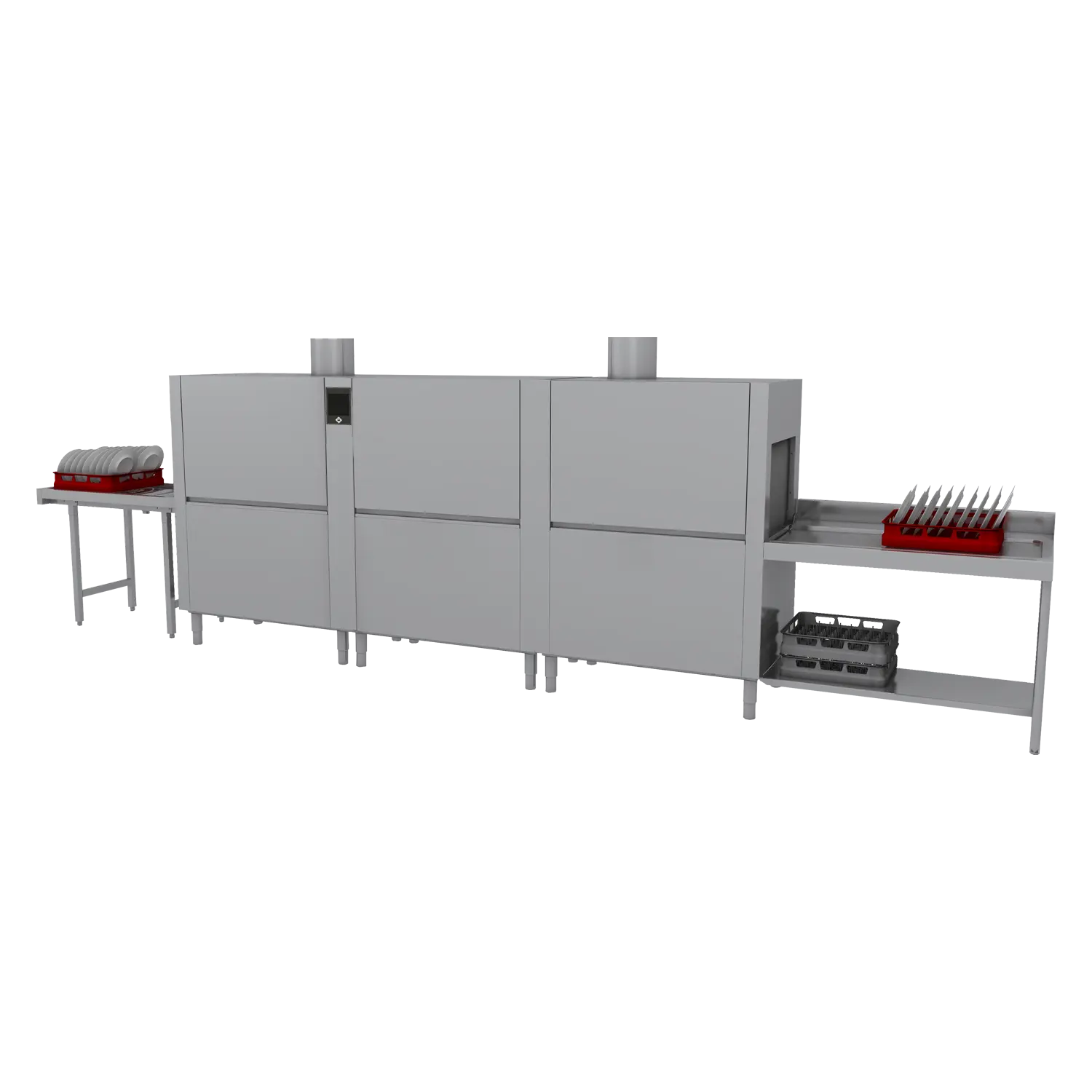 Myčka tunelová 270, studená voda, výstup vlevo | RM - XT 270 L