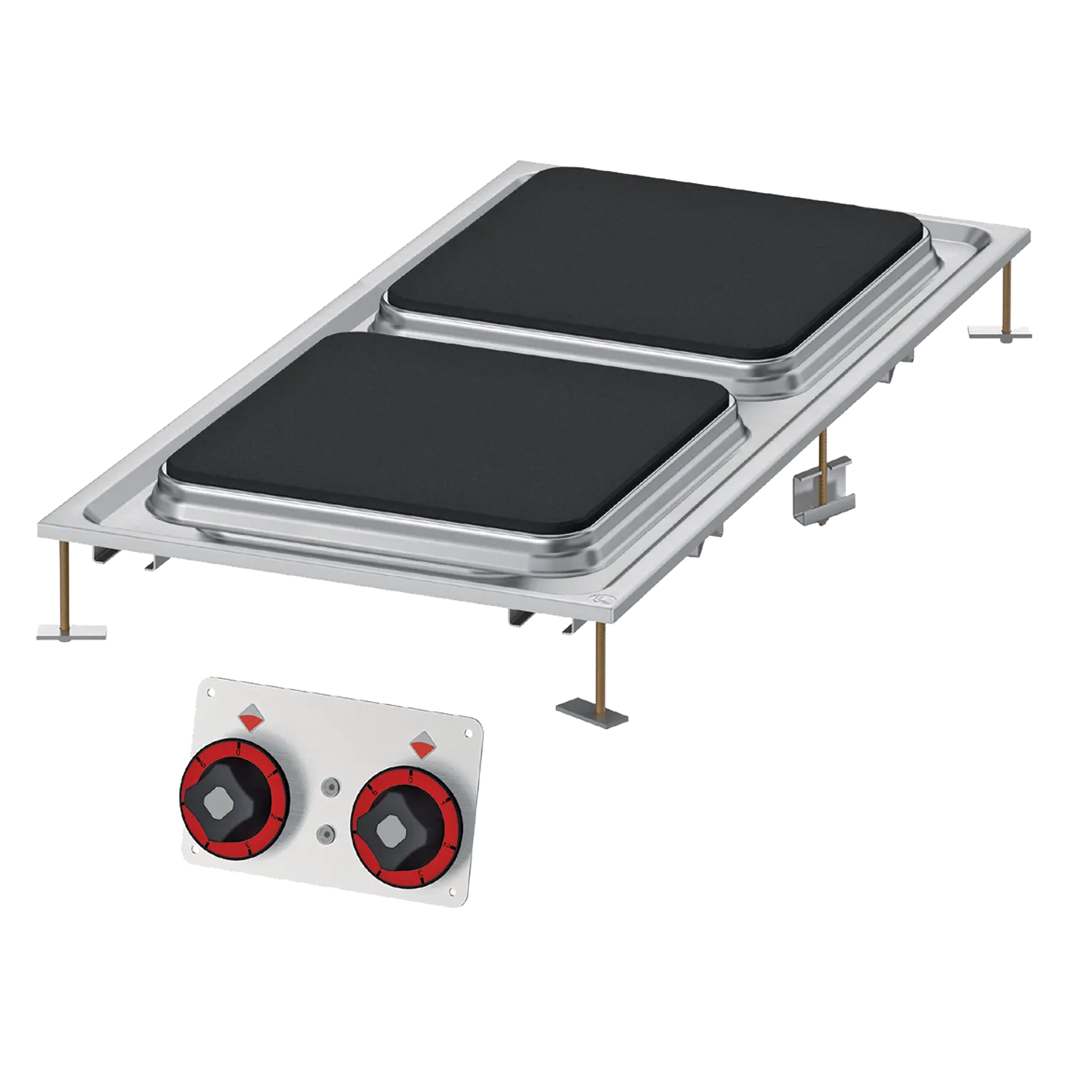 Sporák elektrický čtvercový 2 zóny | RM - PCQD-84ET