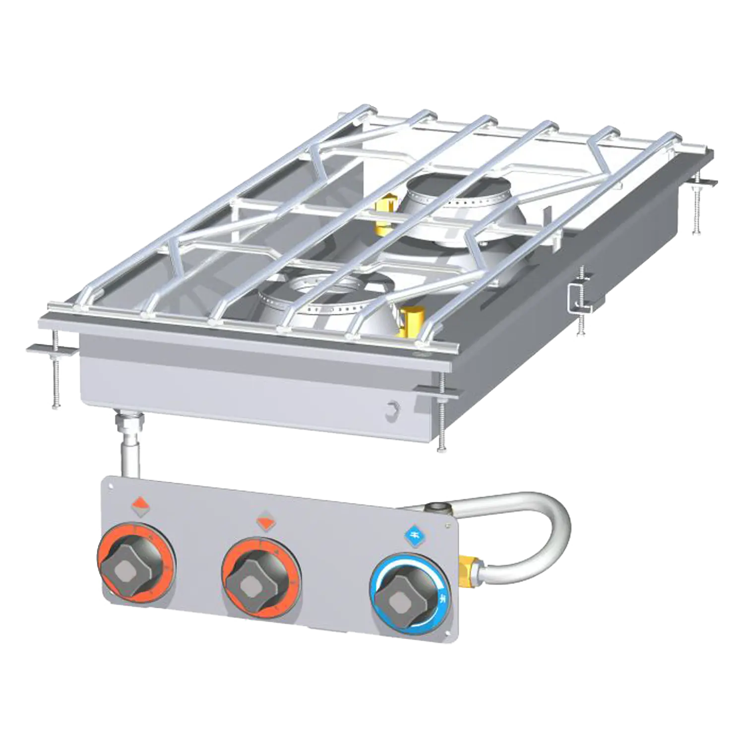 Sporák vodní plynový 2 zóny | RM - PCAD-84G
