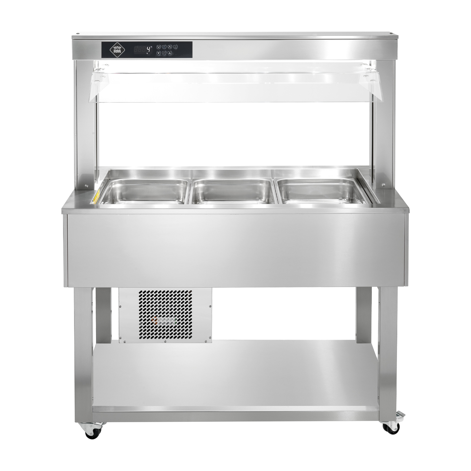 Bufet chlazený GN 3-1/1 - 200 mm, nerez | RM - TR GREEN+ 3I