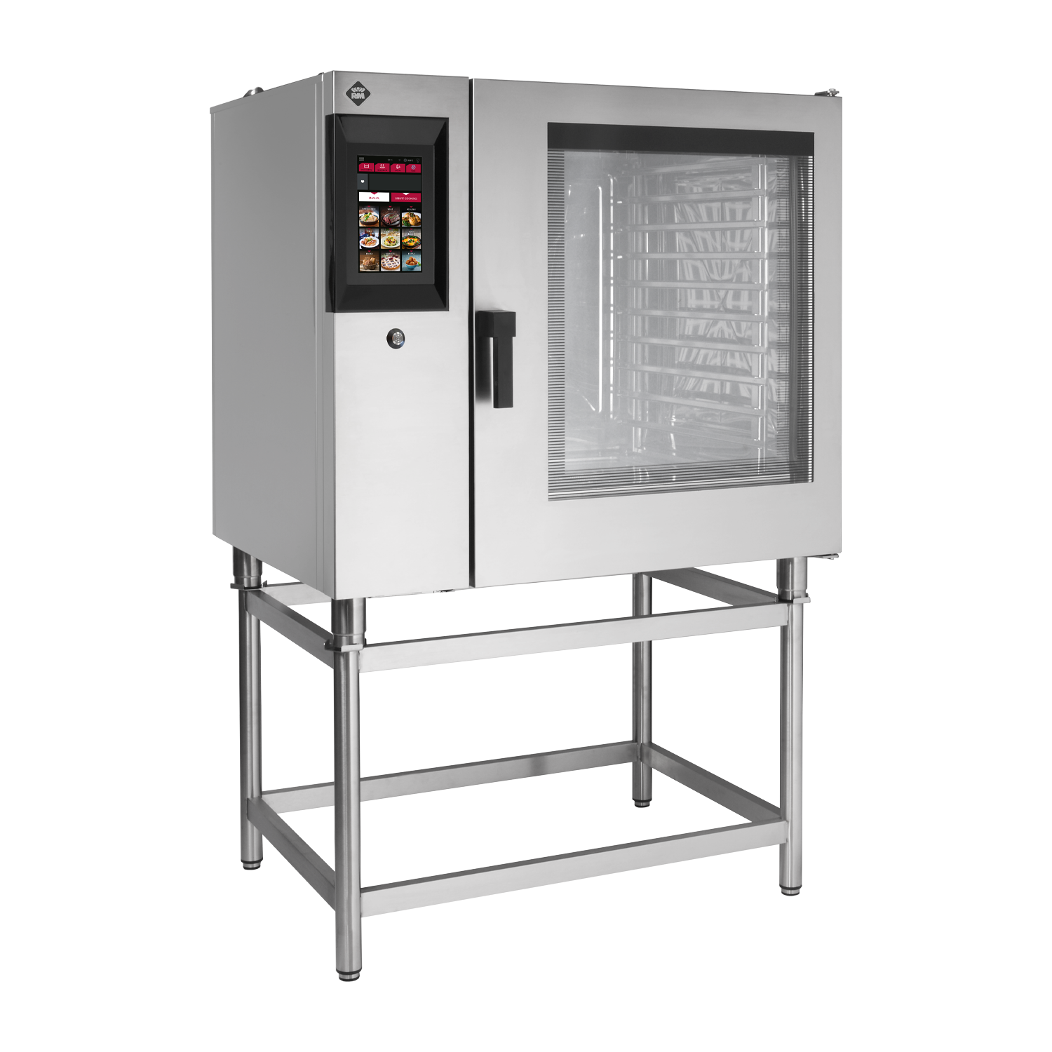 Konvektomat STEAMBOX plynový 10x GN 2/1 bojler dotykový barevný automatické mytí 10” displej | RM - STMB 1021 G