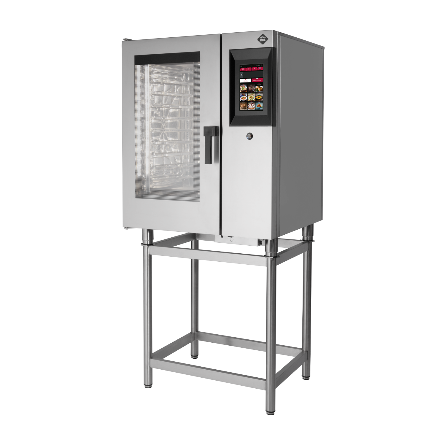 Konvektomat STEAMBOX plynový 10x GN 1/1 automatické m. bojler levé dveře 10” displej | RM - STMB 1011 GL