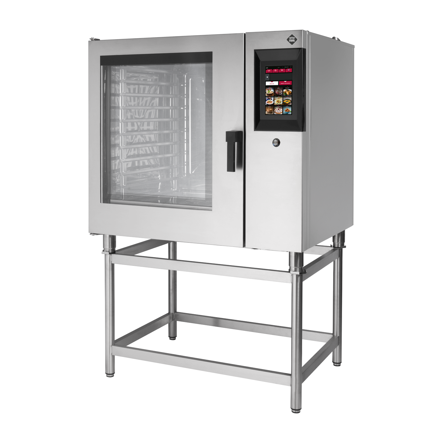 Konvektomat STEAMBOX plynový 10x GN 2/1 automatické m. bojler levé dveře 10” displej | RM - STMB 1021 GL
