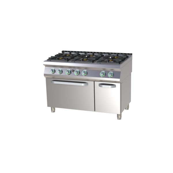 Sporák plynový s plynovou troubou | RM - SPST 7120B/21 G