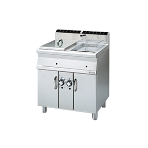 F2/13-78G - Fritéza pl. dvojitá 0,72 kW/l, 13+13 l s pod.