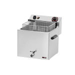 Fritéza elektrická 0,74 kW/l, 11 l stolní s výpustí 400 V | REDFOX - FE 10 T