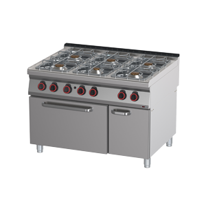 SPT 90/120-21 GE - Sporák plynový s elektrickou troubou 2/1