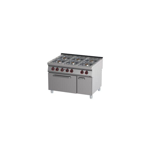 SPT 90/120-21 GE - Sporák plynový s elektrickou troubou 2/1
