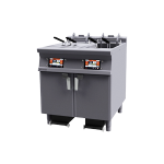 F2/18-98ETDPS - Fritéza el. 18+18 l automatická 7” displej, filtrace, zdvih