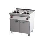 Fritéza elektrická dvojitá 0,8 kW/l, 17+17 l s podestavbou 400 V | REDFOX - FE 70/80 E