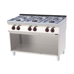 Sporák plynový 6x hořák ECO s podestavbou | REDFOX - SPB 70/120 G